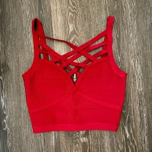 Bebe crop top